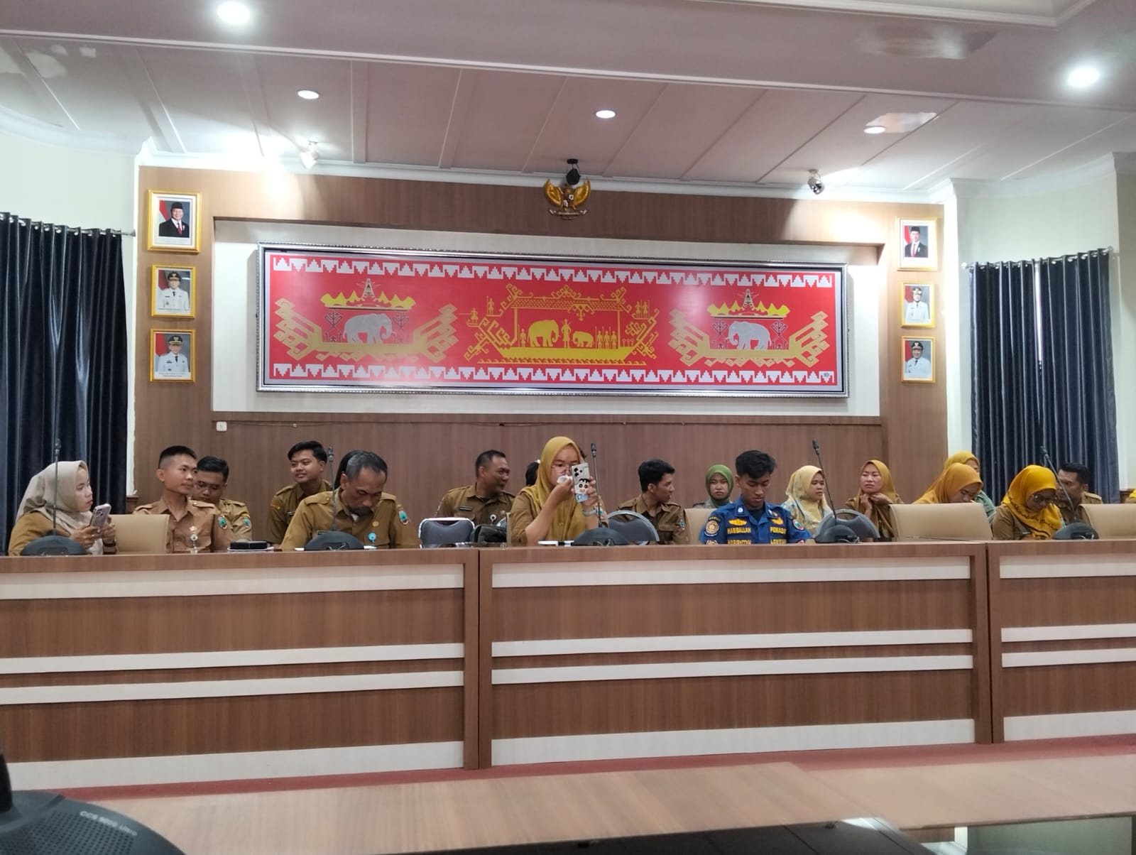 BPBD Lampung Selatan Turut Serta dalam Rakor Penerapan Aplikasi SRIKANDI